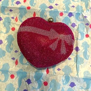 💕 💕 ✨ 👛 Rhinestone Heart Box Crossbody